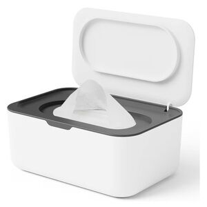 White and Gray Wipe Dispenser